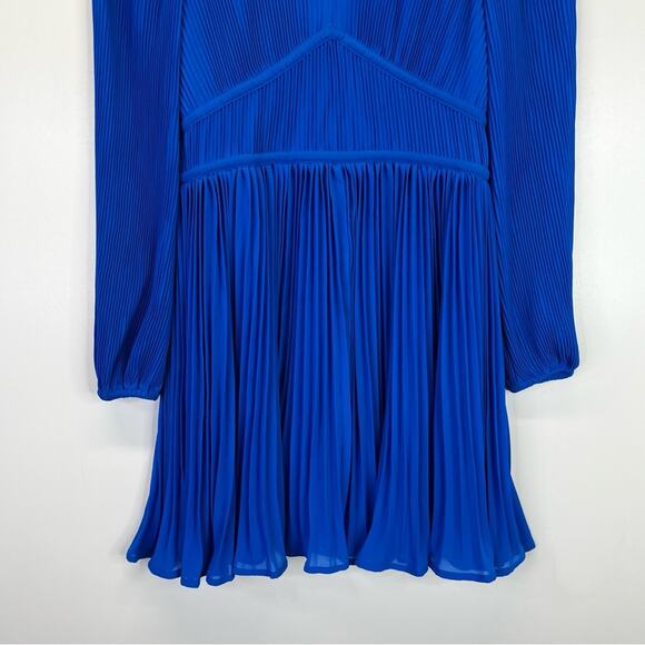 MICHAEL Michael Kors Pleated Mini dress grecian blue - PXS - Picture 4 of 10